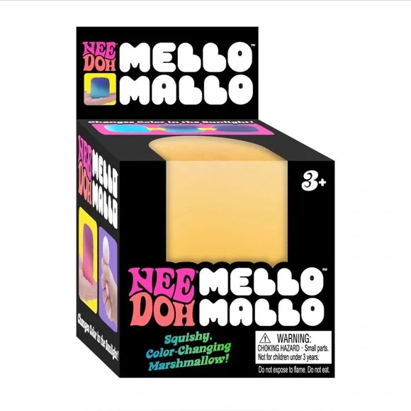 New! Nee Doh Mello Mallo Squishy Color Changing Marshmallow~Yellow-Quick Ship! - Picture 5 of 5